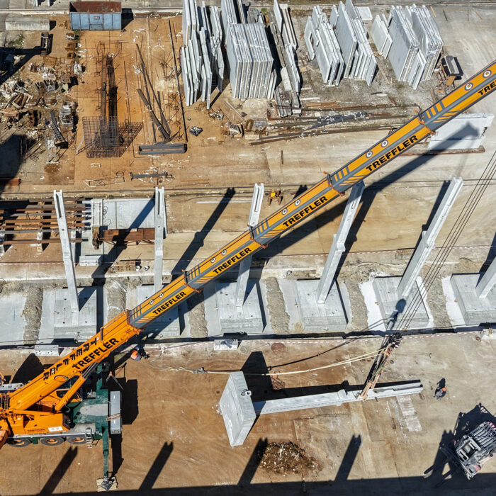 Nachbarschaftshilfe im Betonwerk